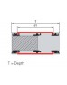 Heipac Vario cover version 1 solid 42HP for 225mm side panel